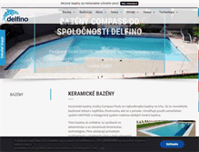Tablet Screenshot of delfino.sk
